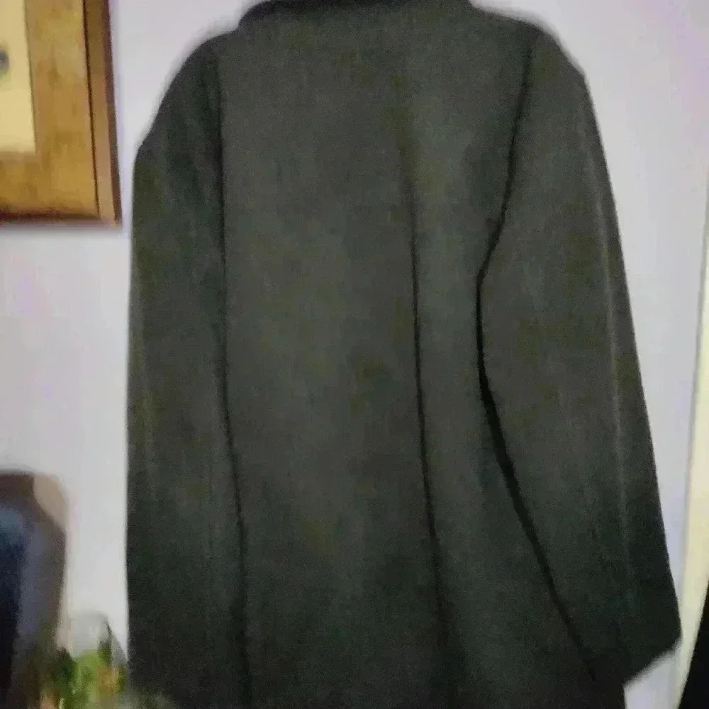 Coat JCrew 80% wood 20% nylon